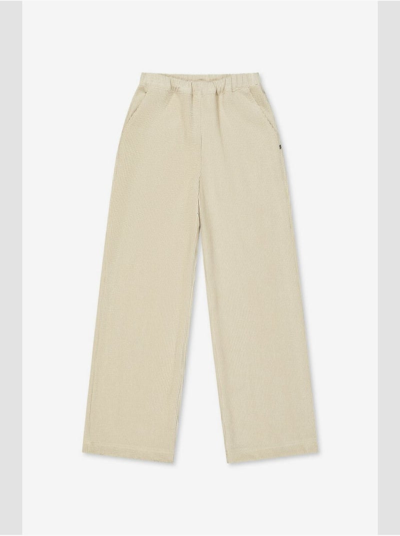 Pantalon margegi droite 'le temps des cerises' Beige - Kiabi