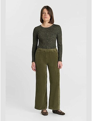 Pantalon margegi droite 'le temps des cerises'