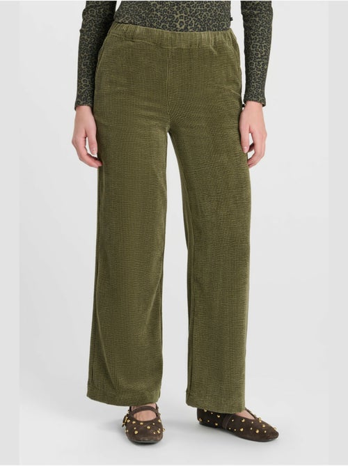 Pantalon margegi droite 'le temps des cerises' - Kiabi
