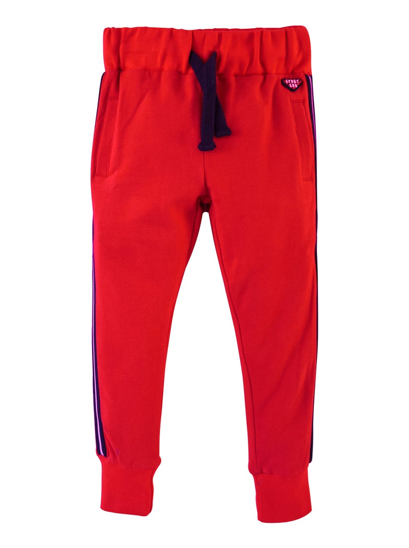 PANTALON MARINE GARCON Rouge - Kiabi
