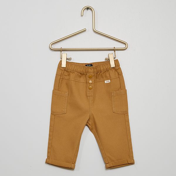 Pantalon Bebe Garcon Marron Kiabi 10 00