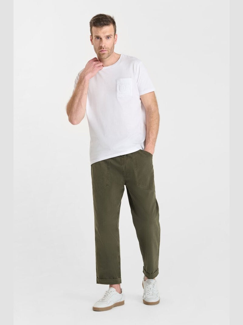 Pantalon MARTIN loose, large 'Le Temps Des Cerises' Kaki - Kiabi