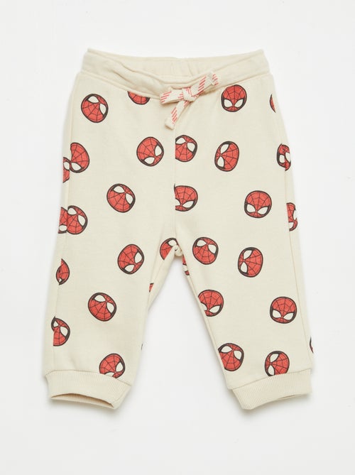 Pantalon 'Marvel' 'Spiderman' en molleton non gratté - Kiabi