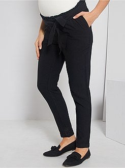 Pantalon maternité fluide - Kiabi