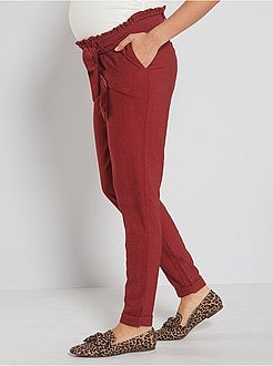 Pantalon maternité fluide - Kiabi