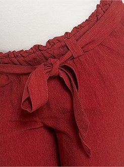 Pantalon maternité fluide - Kiabi