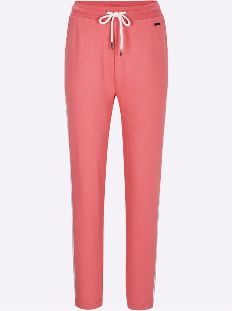 Pantalon Matière Sweat - Taille Courte - Witt Rose - Kiabi