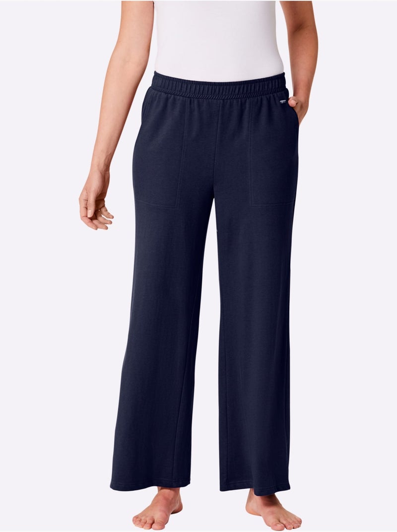 Pantalon Matière Sweat - Taille Standard - Witt Bleu marine - Kiabi