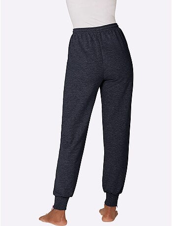 Pantalon confortable avec ceinture élastique et glissières contrastées - taille standard - witt