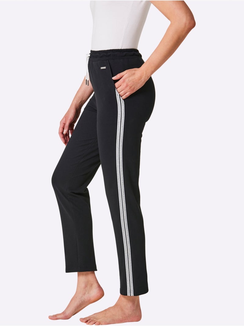 Pantalon Matière Sweat - Taille Standard - Witt Noir - Kiabi