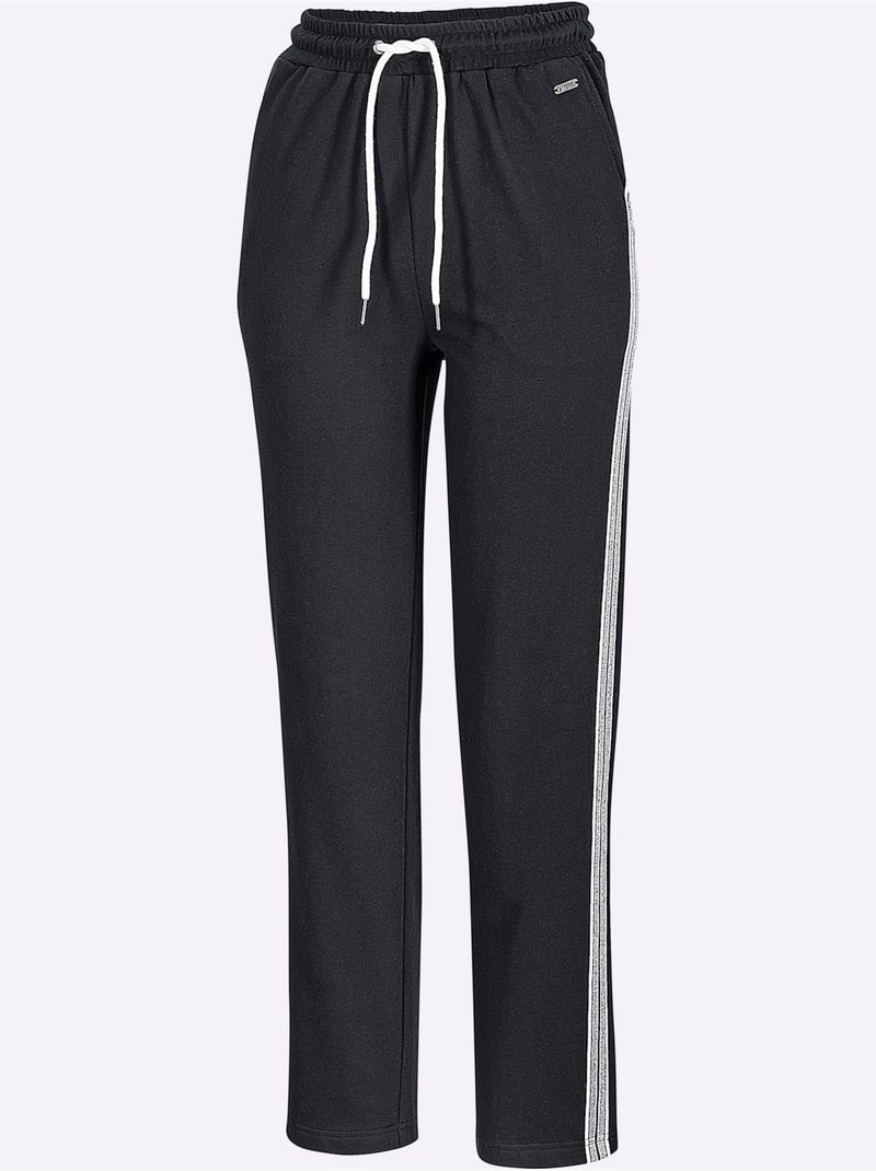 Pantalon Matière Sweat - Taille Standard - Witt Noir - Kiabi