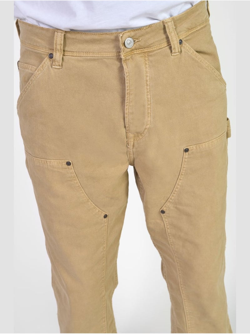 Pantalon MECANIK droite 'Le Temps Des Cerises' Beige - Kiabi