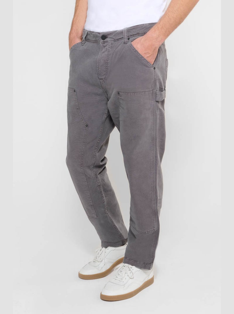 Pantalon MECANIK droite 'Le Temps Des Cerises' Gris - Kiabi
