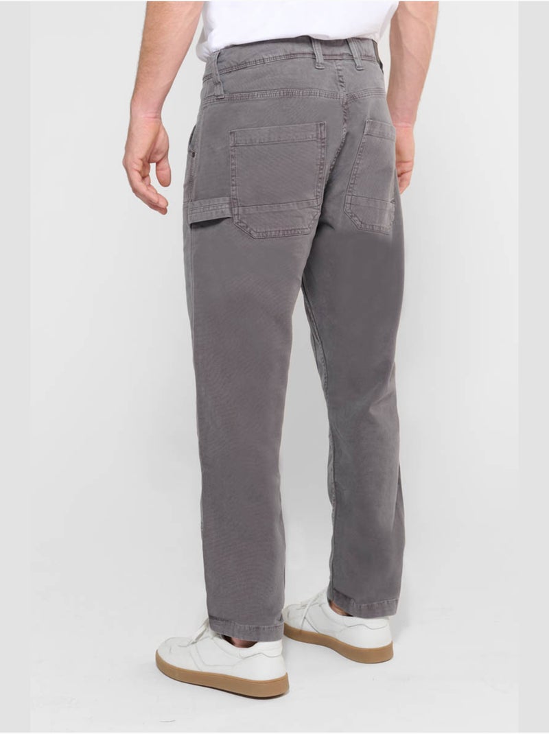Pantalon MECANIK droite 'Le Temps Des Cerises' Gris - Kiabi