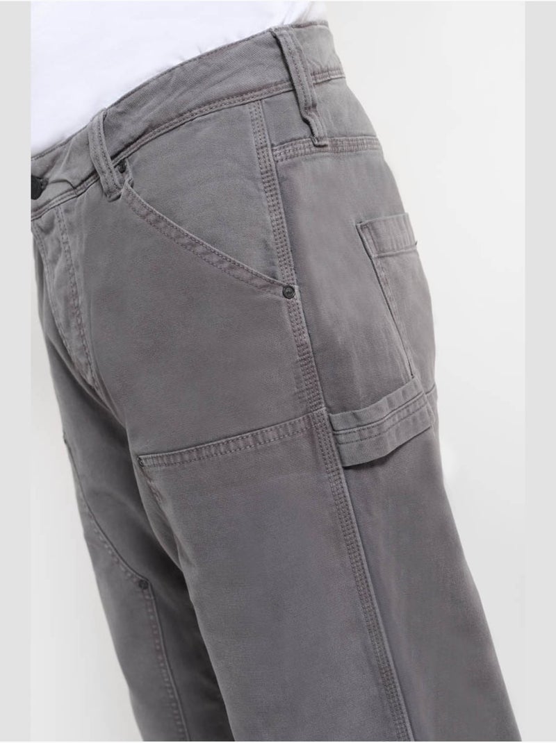 Pantalon MECANIK droite 'Le Temps Des Cerises' Gris - Kiabi