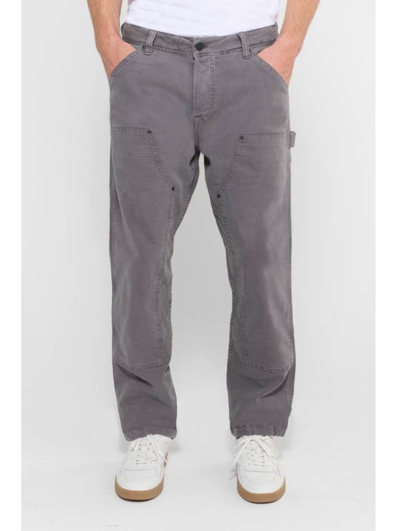 Pantalon MECANIK droite 'Le Temps Des Cerises' Gris - Kiabi