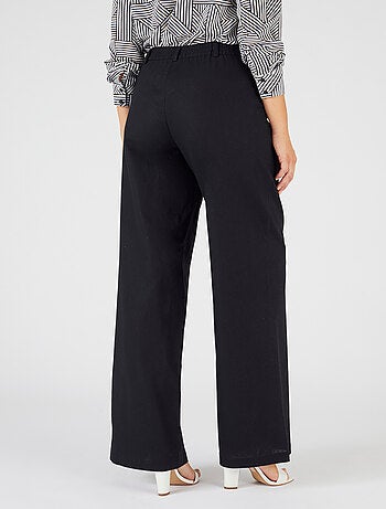Pantalon mélange lin et coton - Damart