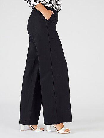 Pantalon mélange lin et coton - Damart