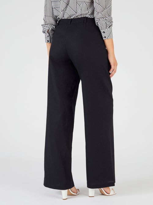 Pantalon mélange lin et coton - Damart - Kiabi Pantalon mélange lin et coton - Damart - Kiabi