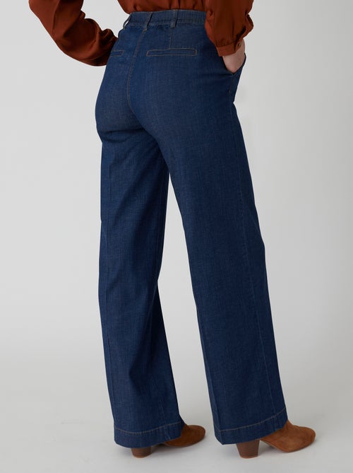 Pantalon mélange Lyocell Tencel(TM) - Damart - Kiabi