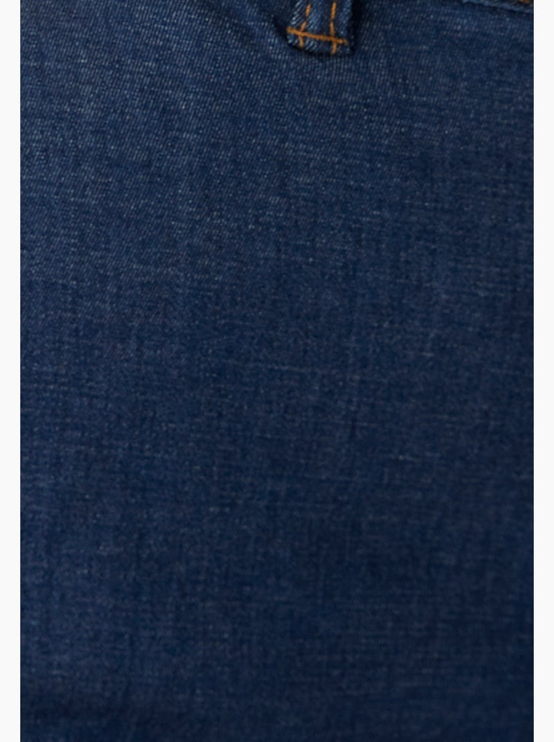Pantalon mélange Lyocell Tencel(TM) - Damart Bleu denim - Kiabi