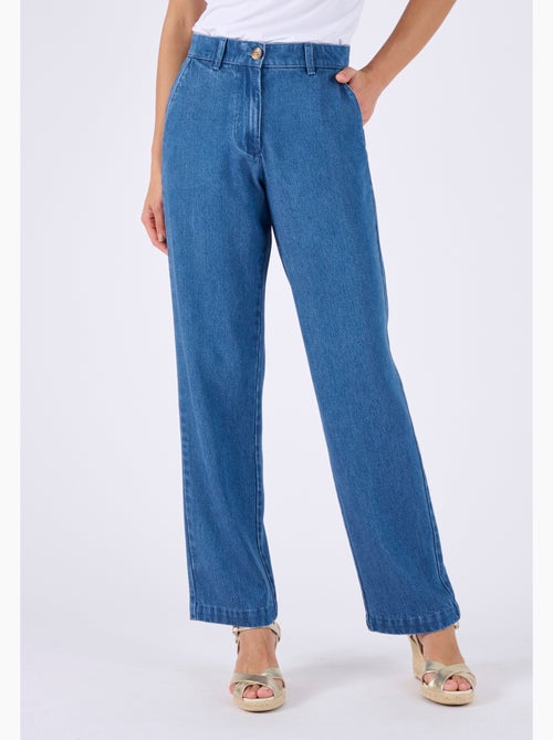 Pantalon mélange Lyocell Tencel(TM) - Damart - Kiabi