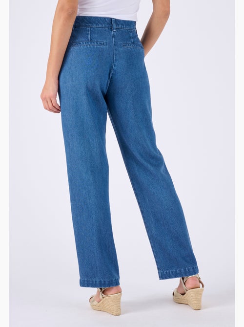 Pantalon mélange Lyocell Tencel(TM) - Damart - Kiabi