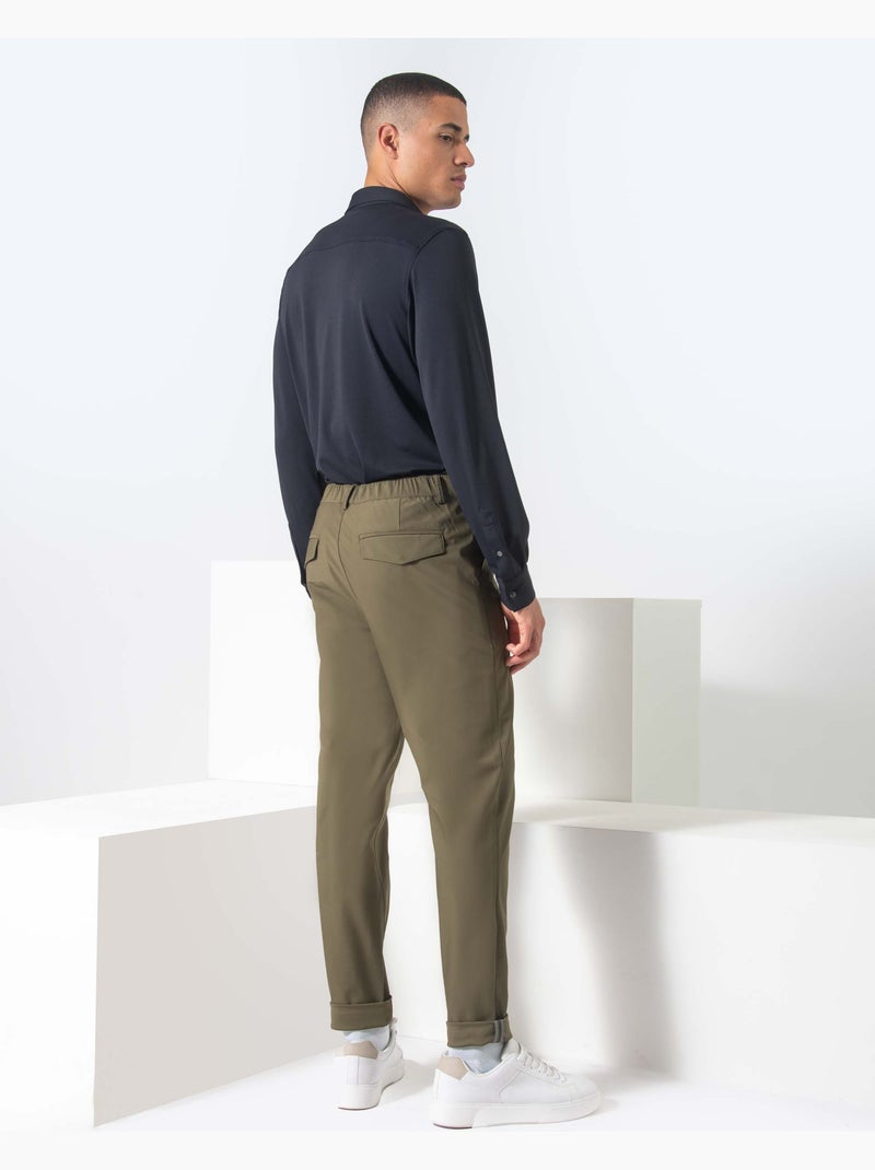 Pantalon Micro   Slim - New Man Vert - Kiabi