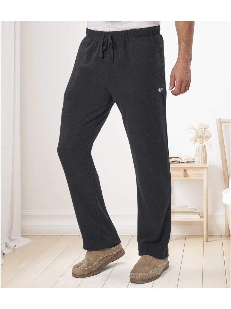 Pantalon Micropolaire Détente  - ATLAS FOR MEN Noir - Kiabi