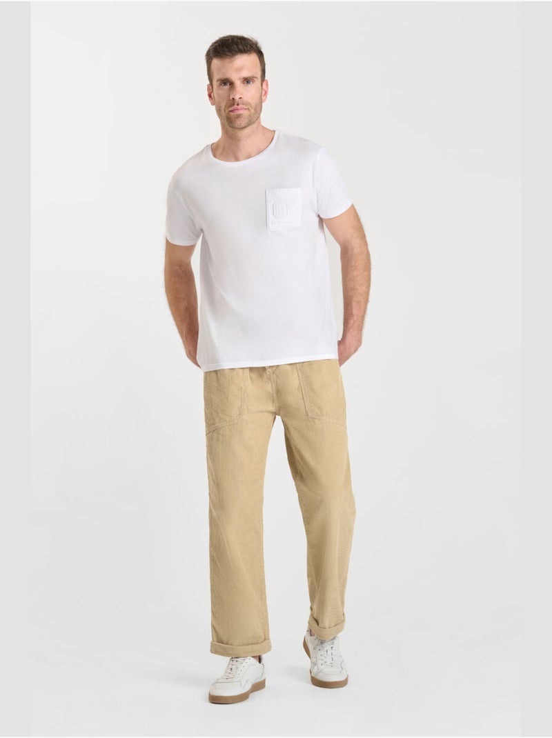 Pantalon MILAK loose, large 'Le Temps Des Cerises' Beige - Kiabi