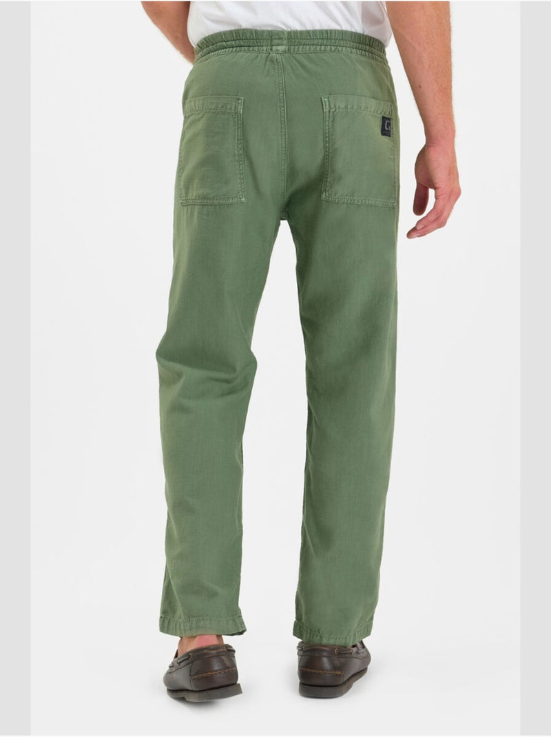Pantalon MILAK loose, large 'Le Temps Des Cerises' Kaki - Kiabi