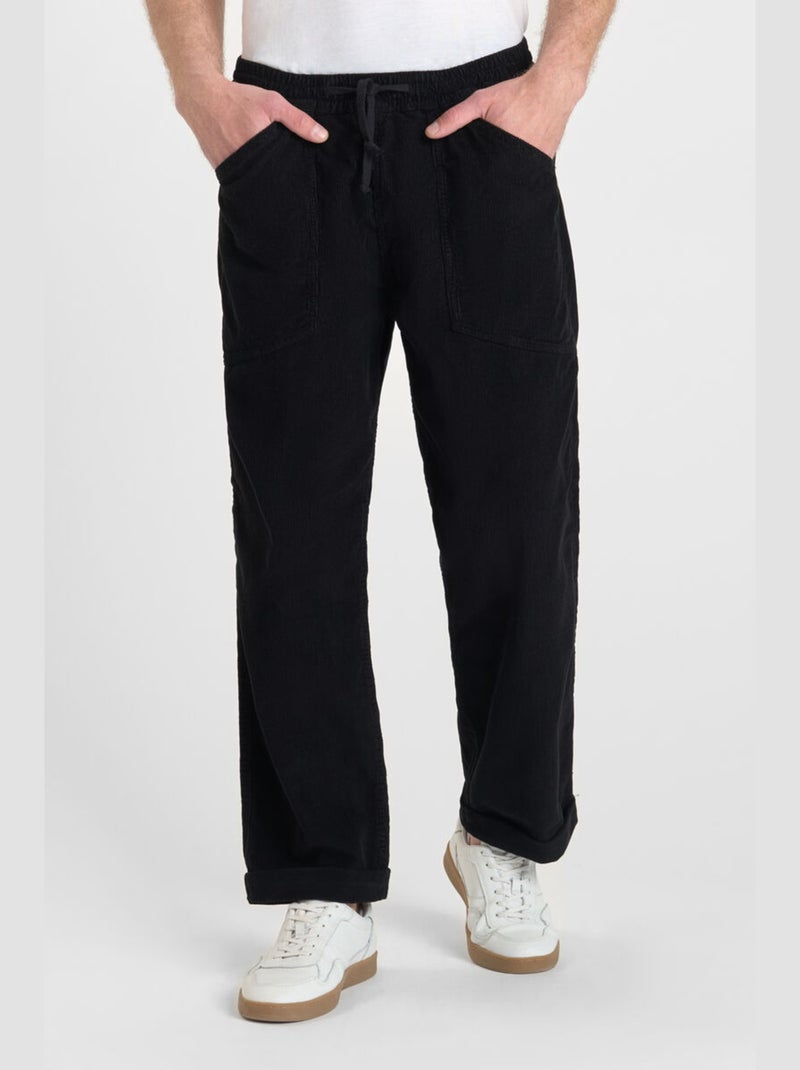Pantalon MILAK loose, large 'Le Temps Des Cerises' Noir - Kiabi