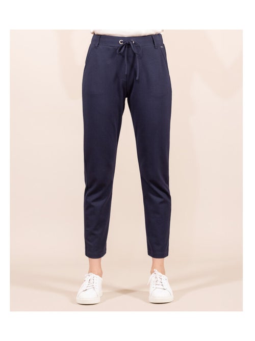 Pantalon milano bleu marine Femme - Kiabi