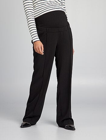 Pantalon large femme - Noir
