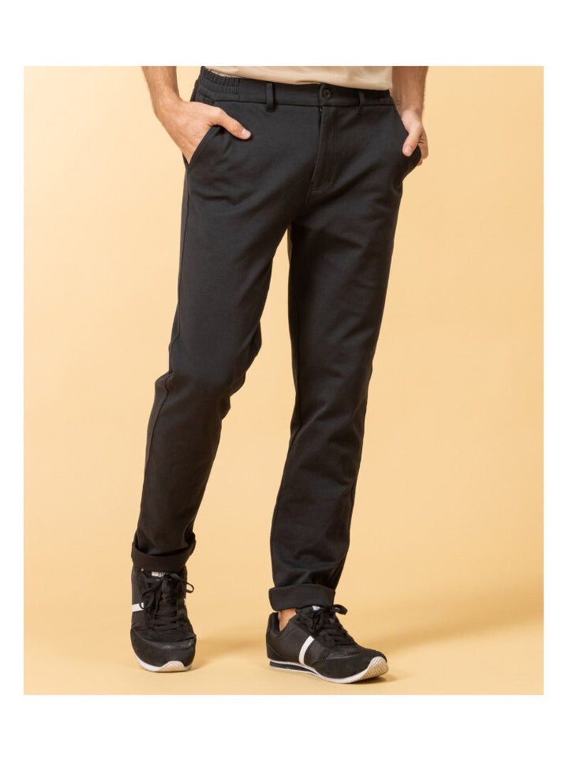 Pantalon milano noir Homme Noir - Kiabi