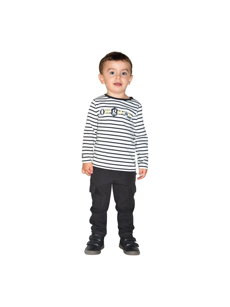 PANTALON MILO LES GRANDS DE SUCRE D'ORGE Noir - Kiabi