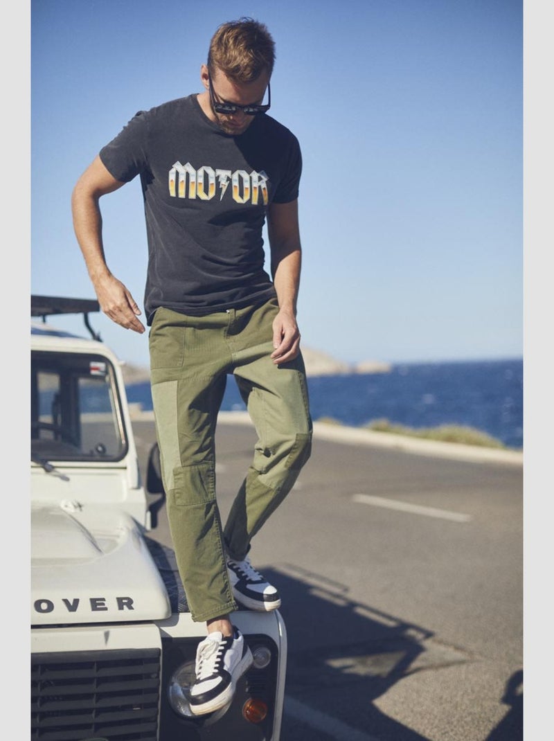 Pantalon MISTER loose, large 'Le Temps Des Cerises' Vert - Kiabi
