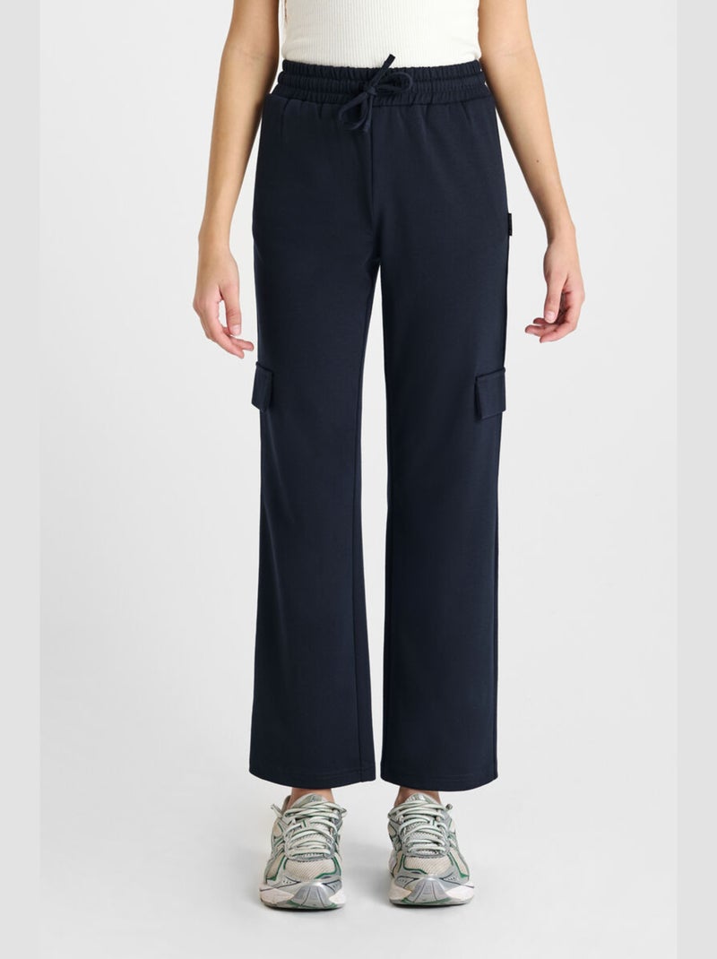 Pantalon MITAGI droite 'Le Temps Des Cerises' Bleu - Kiabi