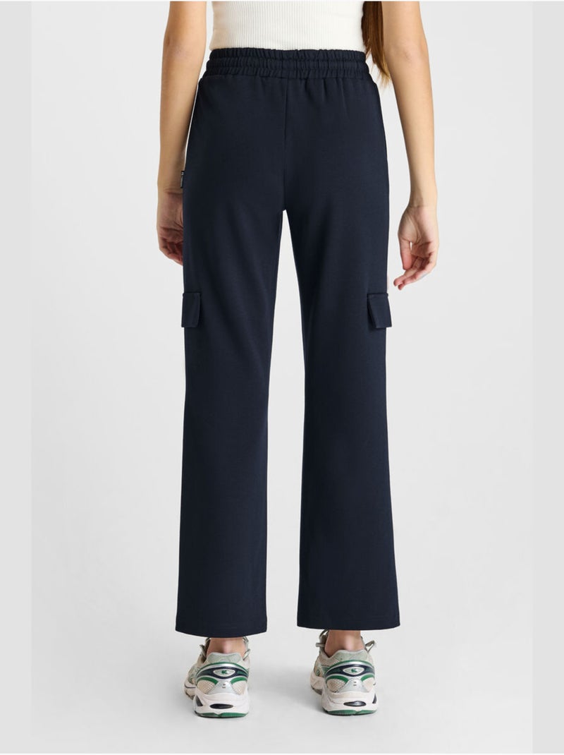 Pantalon MITAGI droite 'Le Temps Des Cerises' Bleu - Kiabi