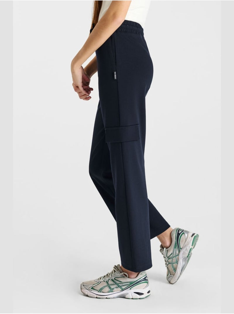 Pantalon MITAGI droite 'Le Temps Des Cerises' Bleu - Kiabi