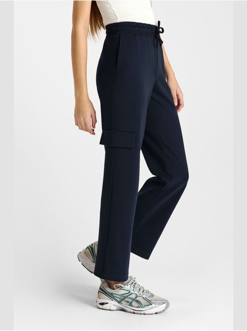 Pantalon MITAGI droite 'Le Temps Des Cerises' Bleu - Kiabi
