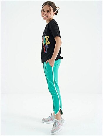 Pantalon mixte jeune en mélange de coton tommy