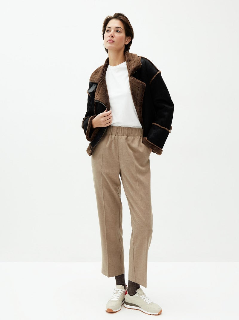 Pantalon MO Fashion Beige - Kiabi