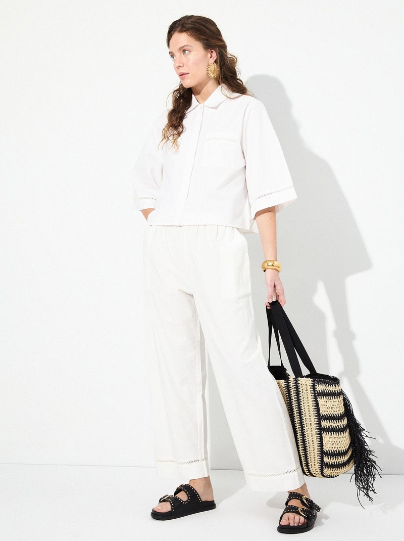 Pantalon  MO Fashion Beige - Kiabi