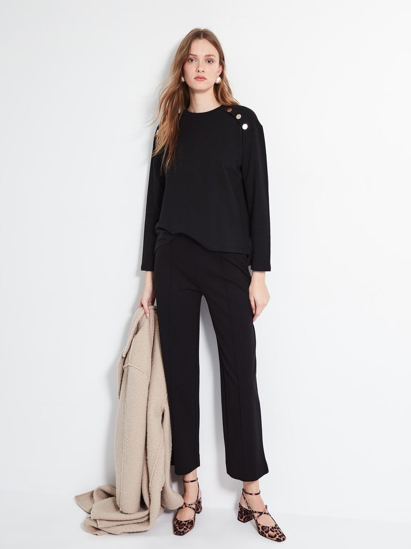 Pantalon MO Fashion Noir - Kiabi