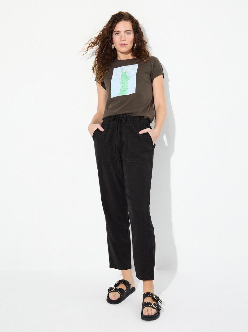 Pantalon  MO Fashion Noir - Kiabi