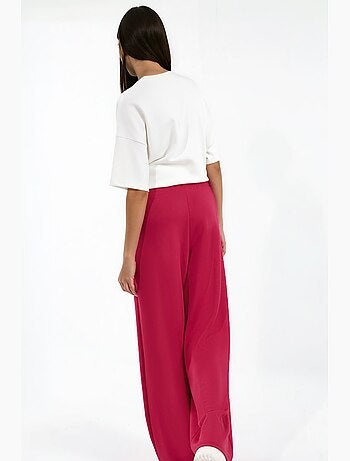 Pantalon modal touch plissé à jambes larges hiccup