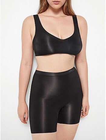 Pantalon modelant avec finitions thermofusées et coupe laser