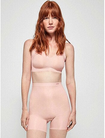 Pantalon modelant avec finitions thermofusées et coupe laser