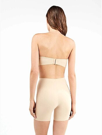 Pantalon modelant et enveloppant en tissu microfibre